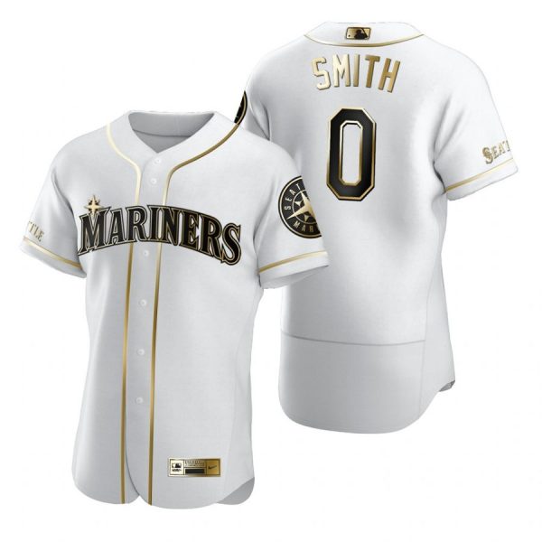 Personalized Men’s Mallex Smith Seattle Mariners Flex Base Jersey Aqua White Golden