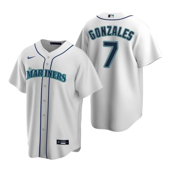 Personalized Men’s Marco Gonzales Seattle Mariners Cool Base Jersey White White
