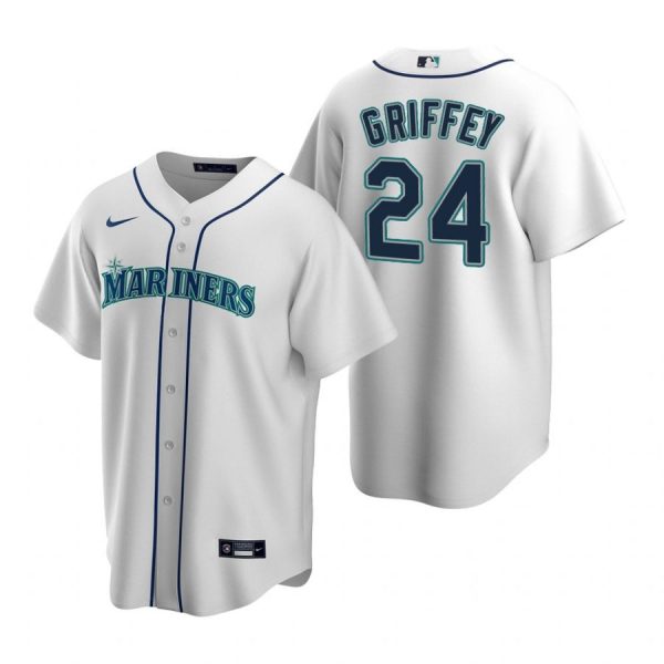 Personalized Men’s Ken Griffey Jr. Seattle Mariners Cool Base Jersey White White