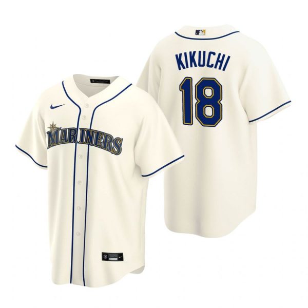 Personalized Men’s Yusei Kikuchi Seattle Mariners Cool Base Jersey Gray Cream