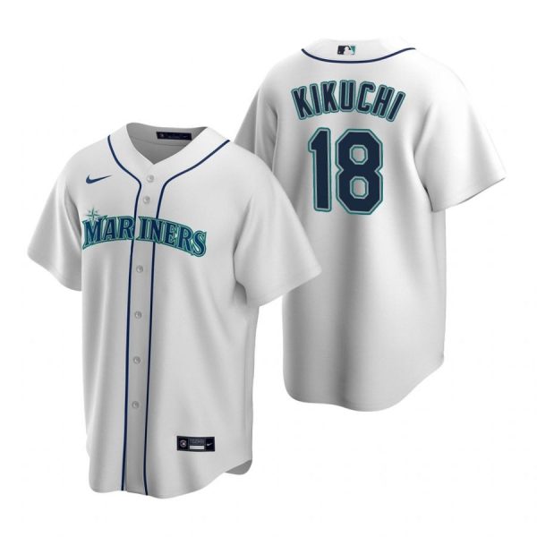 Personalized Men’s Yusei Kikuchi Seattle Mariners Cool Base Jersey Gray White