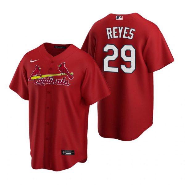 Personalized Men’s Alex Reyes St. Louis Cardinals Cool Base Jersey Gray Red