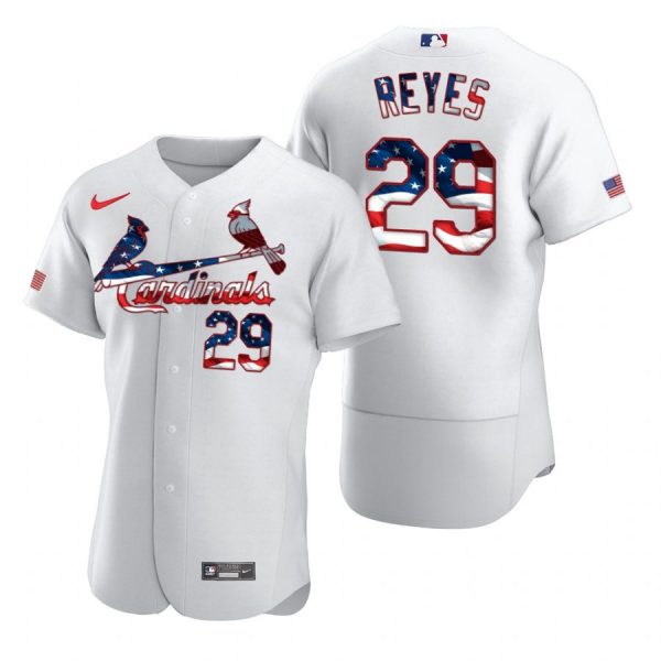 Personalized Men’s Alex Reyes St. Louis Cardinals Flex Base Jersey Black Holographic White Stars