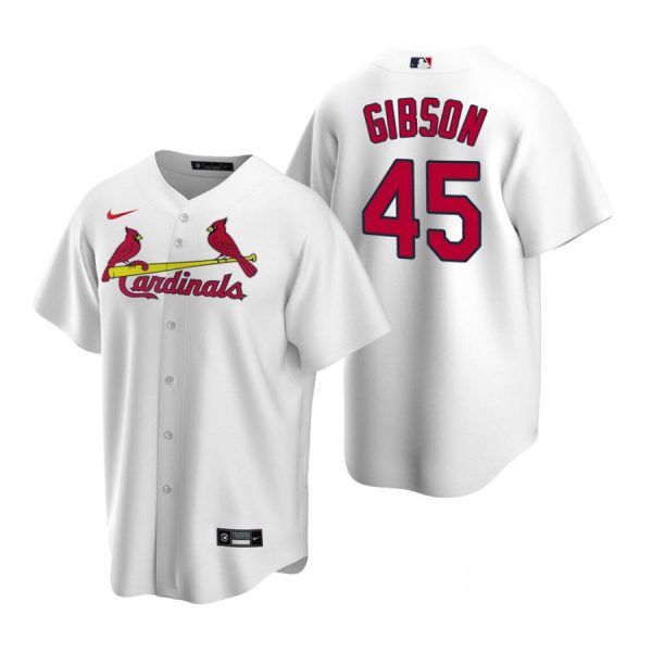 Personalized Men’s Bob Gibson St. Louis Cardinals Cool Base Jersey White White