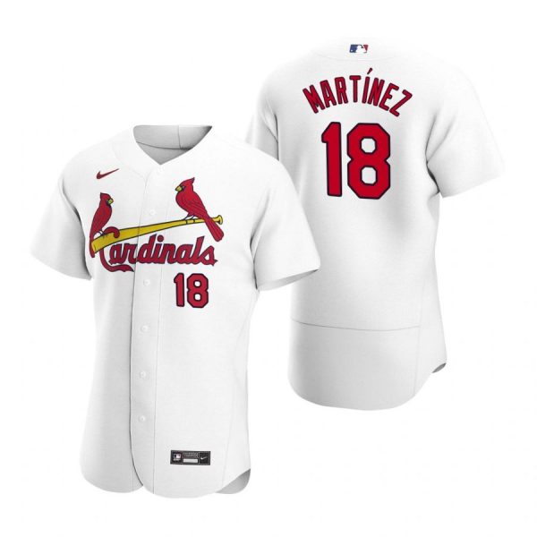 Personalized Men’s Carlos Martinez St. Louis Cardinals Flex Base Jersey Cream White