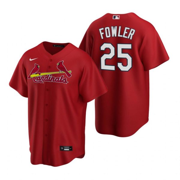 Personalized Men’s Dexter Fowler St. Louis Cardinals Cool Base Jersey Gray Red