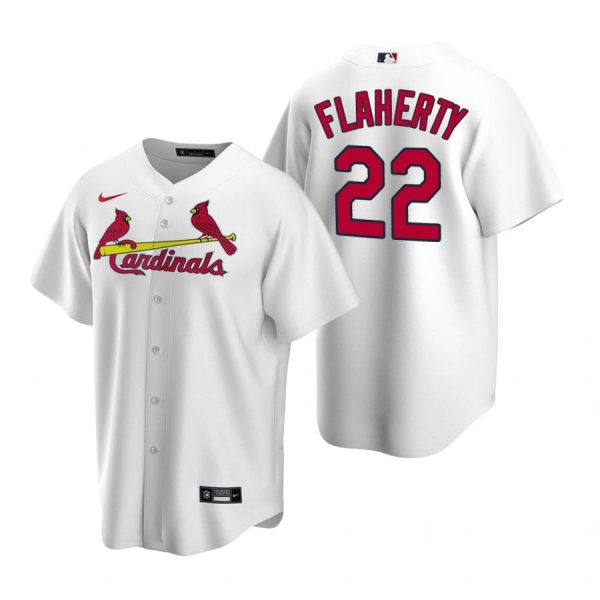 Personalized Men’s Jack Flaherty St. Louis Cardinals Cool Base Jersey Cream White