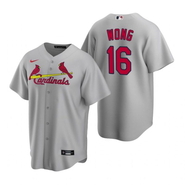 Personalized Men’s Kolten Wong St. Louis Cardinals Cool Base Jersey Light Blue Gray