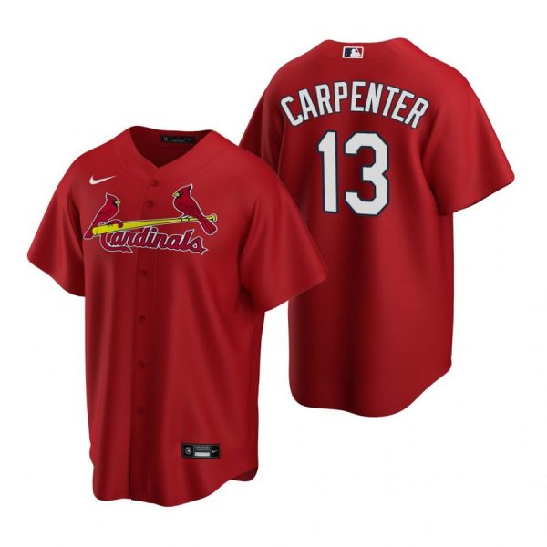 Personalized Men’s Matt Carpenter St. Louis Cardinals Cool Base Jersey White Red