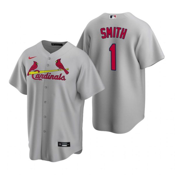 Personalized Men’s Ozzie Smith St. Louis Cardinals Cool Base Jersey White Gray