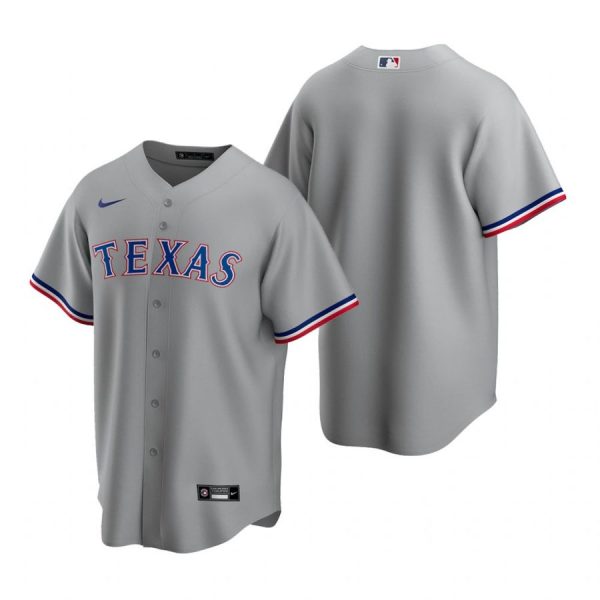 Personalized Men’s Blank Texas Rangers Cool Base Jersey Light Blue Gray