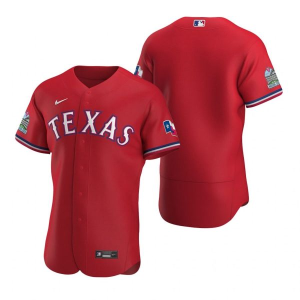Personalized Men’s Blank Texas Rangers Flex Base Jersey Light Blue Scarlet