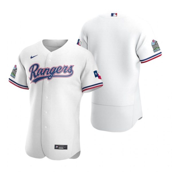 Personalized Men’s Blank Texas Rangers Flex Base Jersey Light Blue White