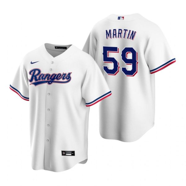 Personalized Men’s Brett Martin Texas Rangers Cool Base Jersey White White
