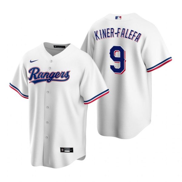 Personalized Men’s Isiah Kiner Falefa Texas Rangers Cool Base Jersey White White