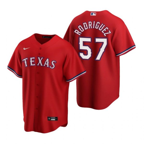 Personalized Men’s Joely Rodriguez Texas Rangers Cool Base Jersey Light Blue Red