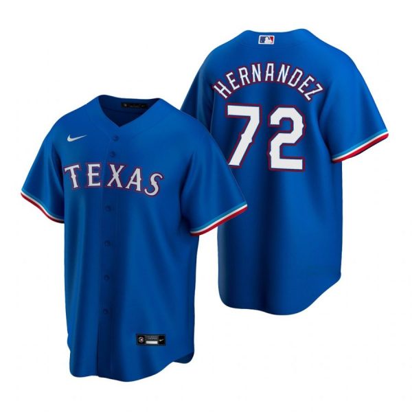 Personalized Men’s Jonathan Hernandez Texas Rangers Cool Base Jersey Royal Royal