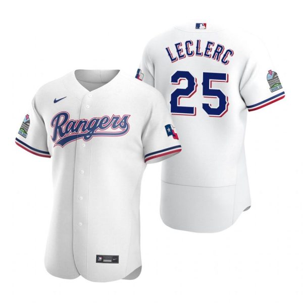 Personalized Men’s Jose Leclerc Texas Rangers Flex Base Jersey Light Blue White