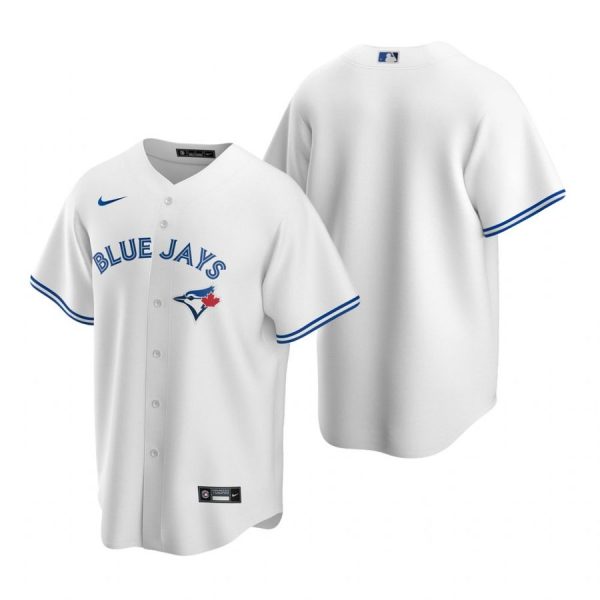 Personalized Men’s Blank Toronto Blue Jays Cool Base Jersey Royal White