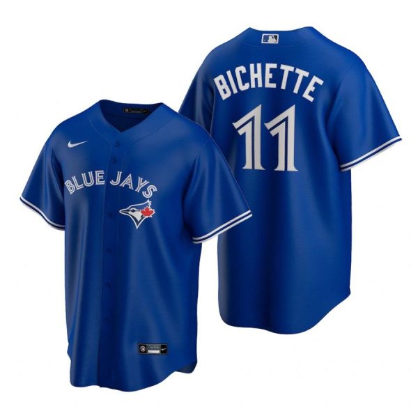 Personalized Men’s Bo Bichette Toronto Blue Jays Cool Base Jersey Powder Blue Royal