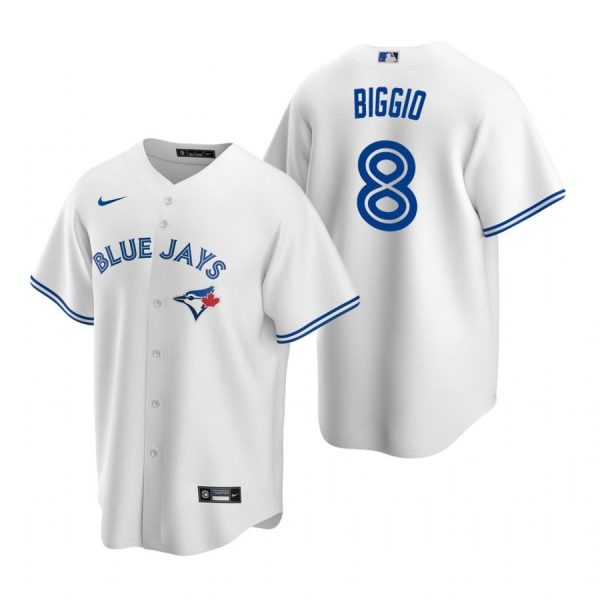 Personalized Men’s Cavan Biggio Toronto Blue Jays Cool Base Jersey White White
