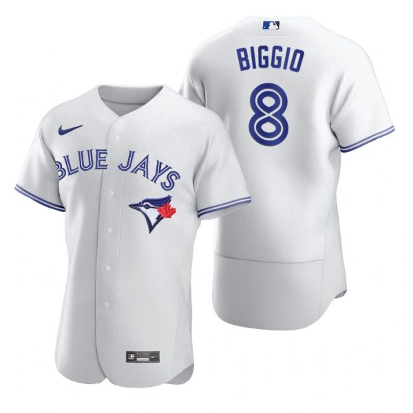 Personalized Men’s Cavan Biggio Toronto Blue Jays Flex Base Jersey Gray White