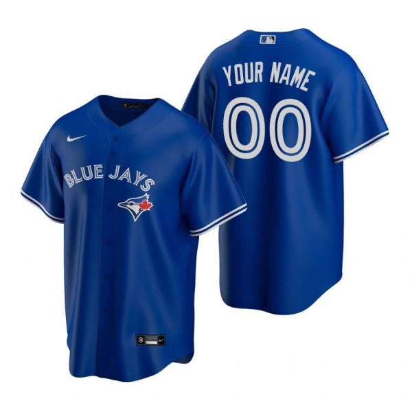 Personalized Custom Toronto Blue Jays Cool Base Jersey Royal Royal