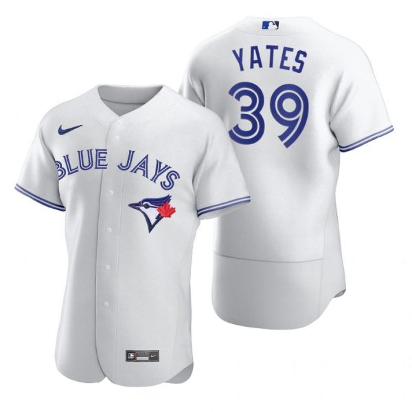 Personalized Men’s Kirby Yates Toronto Blue Jays Flex Base Jersey Gray White