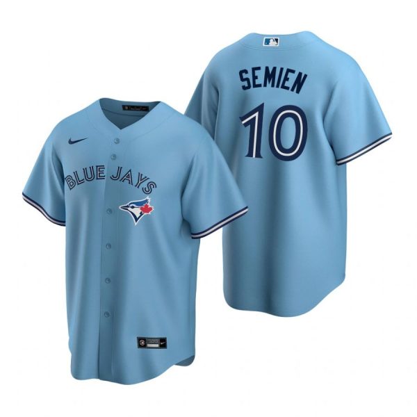 Personalized Men’s Marcus Semien Toronto Blue Jays Cool Base Jersey Powder Blue Powder Blue