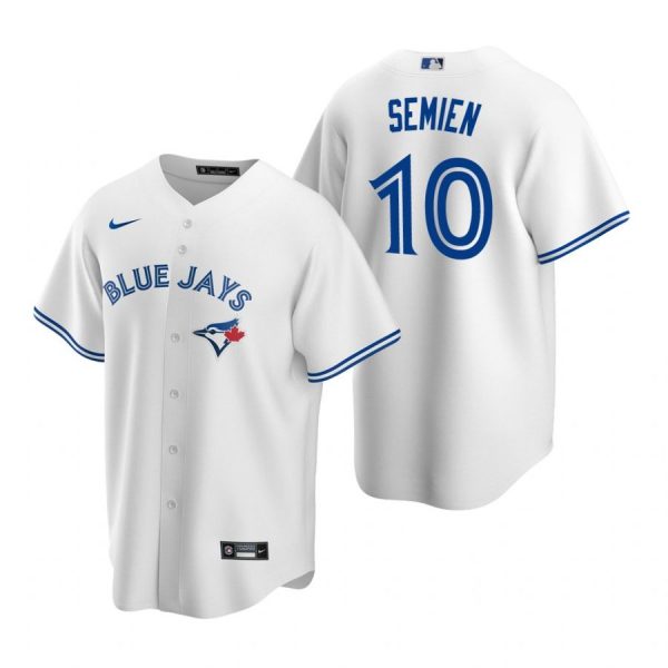 Personalized Men’s Marcus Semien Toronto Blue Jays Cool Base Jersey Powder Blue White