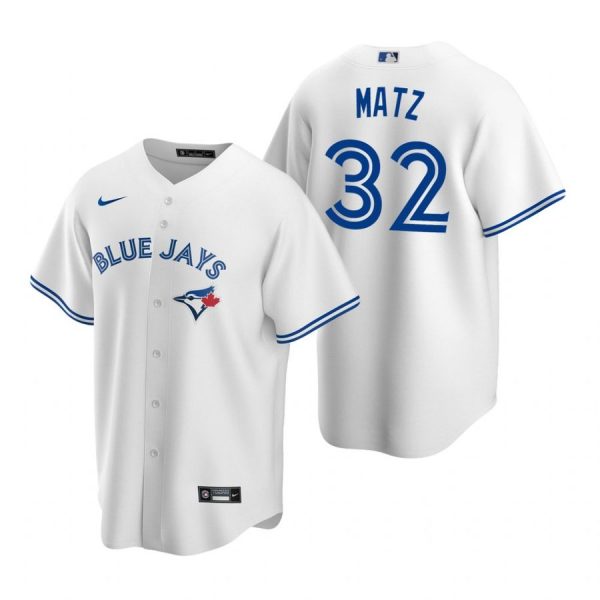 Personalized Men’s Steven Matz Toronto Blue Jays Cool Base Jersey Royal White