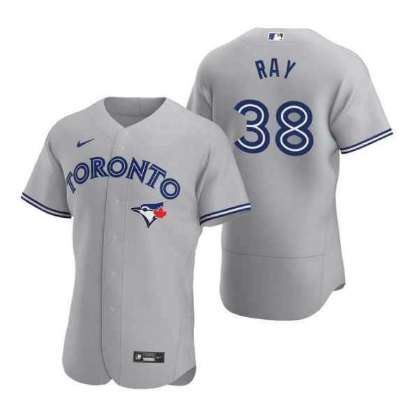 Personalized Men’s Robbie Ray Toronto Blue Jays Flex Base Jersey White Gray