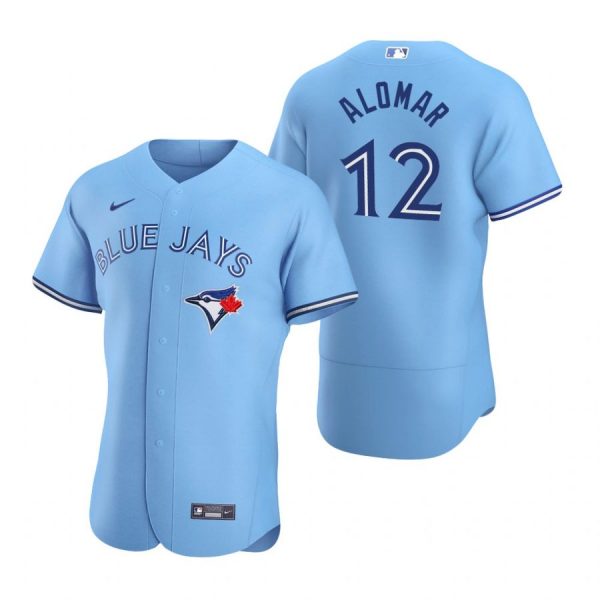 Personalized Men’s Roberto Alomar Toronto Blue Jays Flex Base Jersey Powder Blue Powder Blue