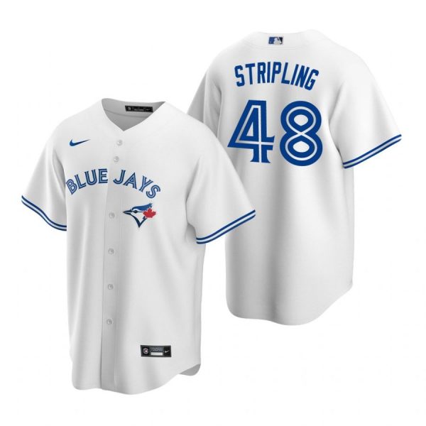 Personalized Men’s Ross Stripling Toronto Blue Jays Cool Base Jersey Royal White