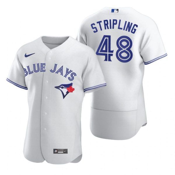 Personalized Men’s Ross Stripling Toronto Blue Jays Flex Base Jersey Royal White