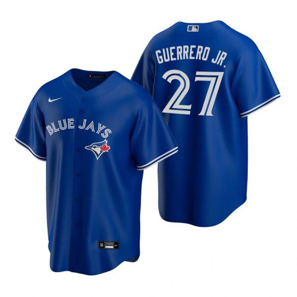 Personalized Men’s Vladimir Guerrero Jr. Toronto Blue Jays Cool Base Jersey White Royal