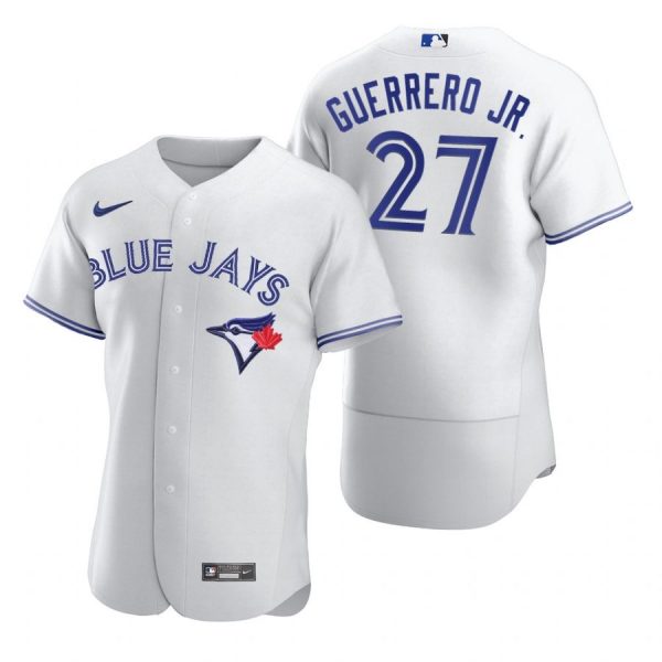 Personalized Men’s Vladimir Guerrero Jr. Toronto Blue Jays Flex Base Jersey White White