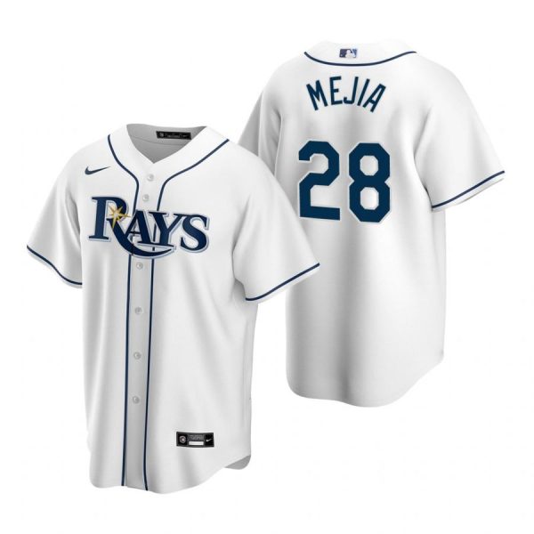 Personalized Men’s Francisco Mejia Tampa Bay Rays Cool Base Jersey White White