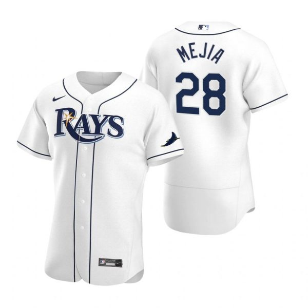 Personalized Men’s Francisco Mejia Tampa Bay Rays Flex Base Jersey White White