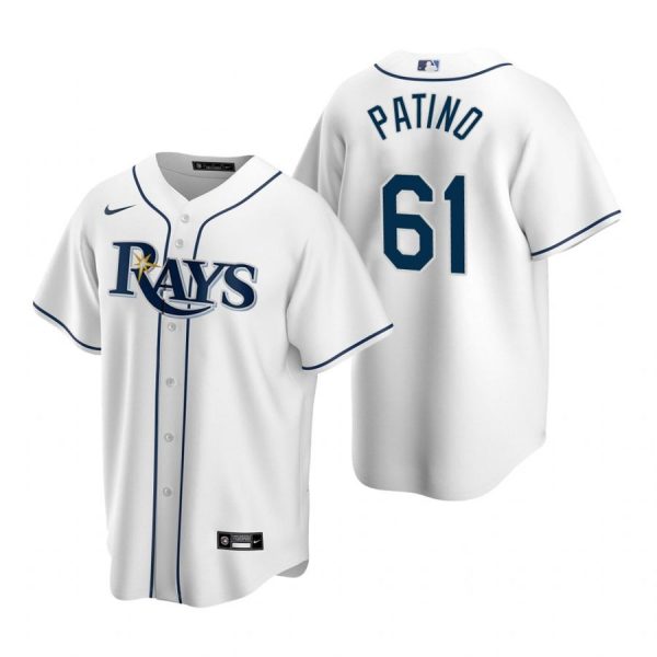Personalized Men’s Luis Patino Tampa Bay Rays Cool Base Jersey White White
