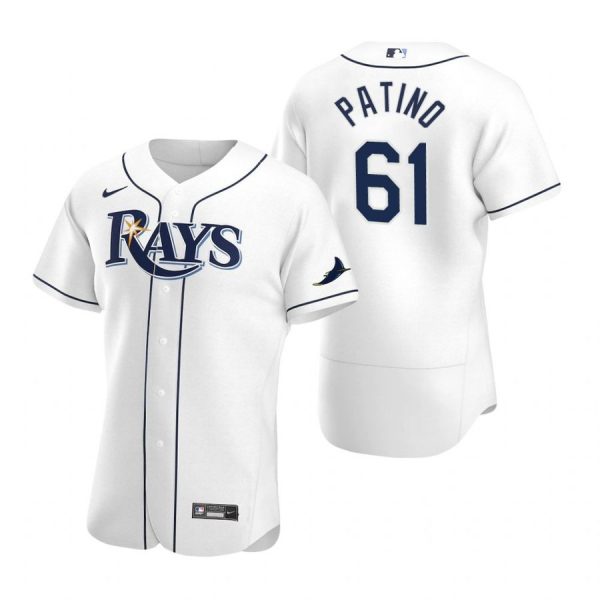 Personalized Men’s Luis Patino Tampa Bay Rays Flex Base Jersey Light Blue White