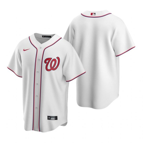 Personalized Men’s Blank Washington Nationals Cool Base Jersey White Home White Home