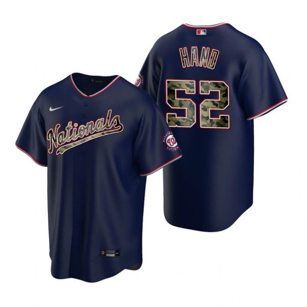 Personalized Men’s Brad Hand Washington Nationals Cool Base Jersey Navy Navy 2021 Memorial Day