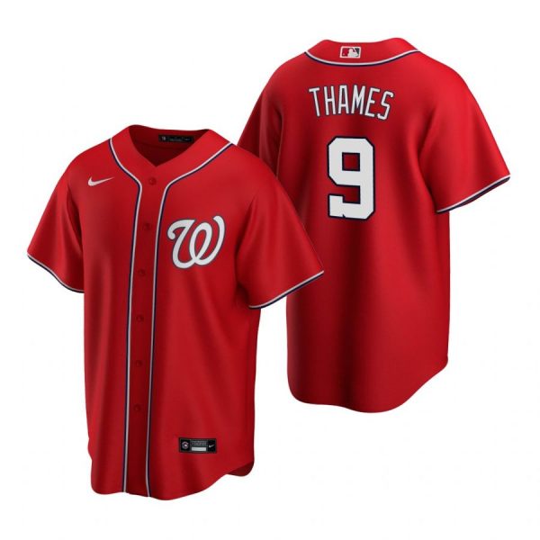 Personalized Men’s Eric Thames Washington Nationals Cool Base Jersey Red Red