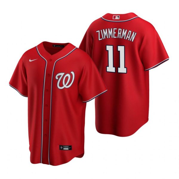 Personalized Men’s Ryan Zimmerman Washington Nationals Cool Base Jersey White Home Red