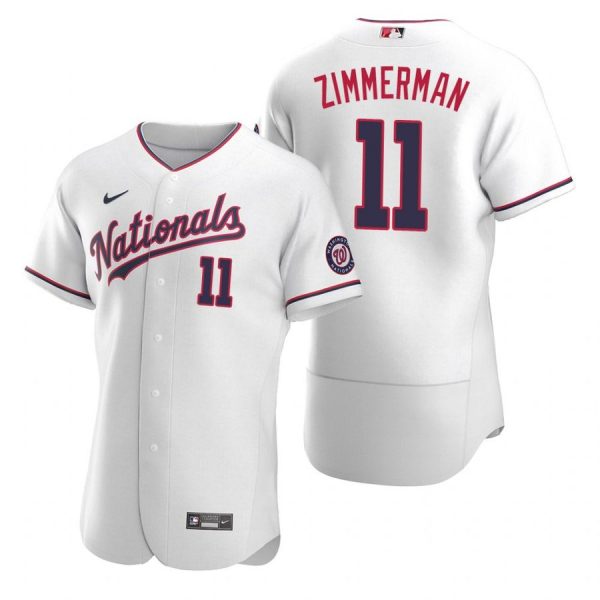 Personalized Men’s Ryan Zimmerman Washington Nationals Flex Base Jersey Red White Alternate