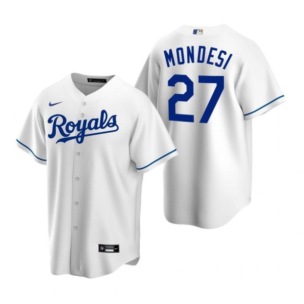 Personalized Men’s Adalberto Mondesi Kansas City Royals Cool Base Jersey White