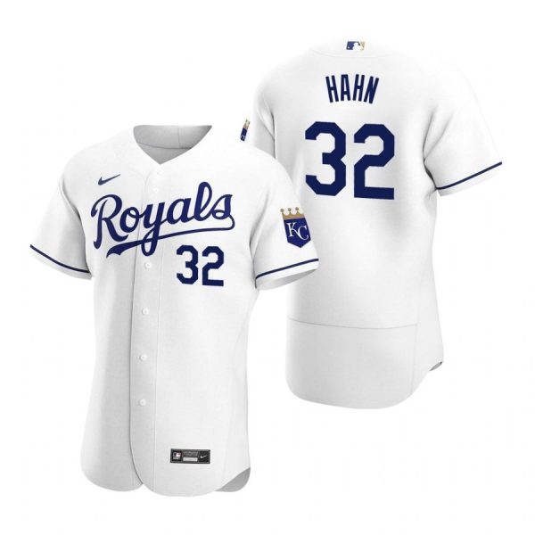 Personalized Men’s Jesse Hahn Kansas City Royals Flex Base Jersey White
