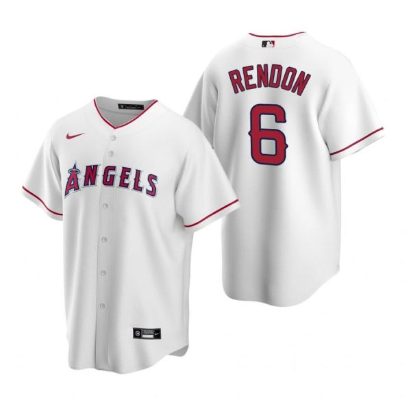 Personalized Men’s Anthony Rendon Los Angeles Angels Cool Base Jersey White