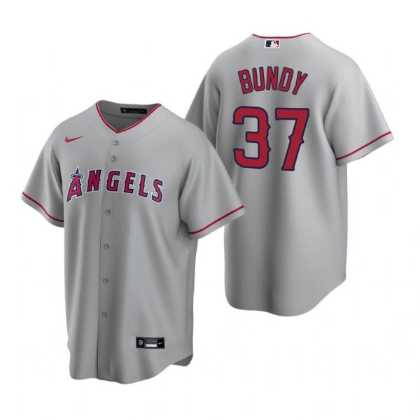Personalized Men’s Dylan Bundy Los Angeles Angels Cool Base Jersey Gray